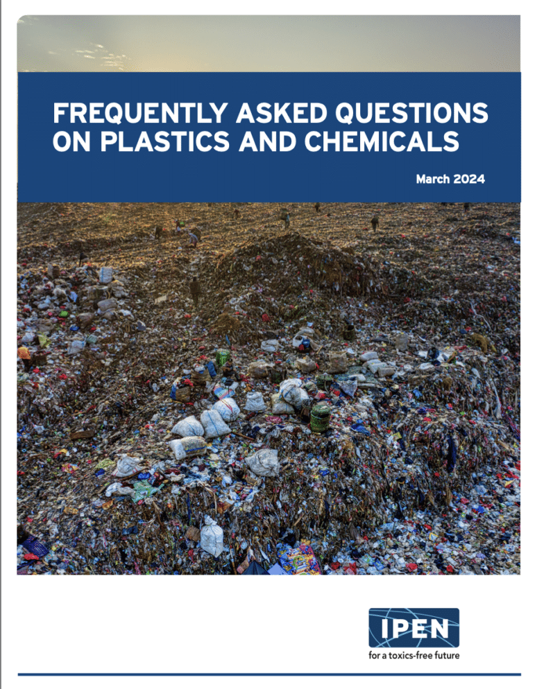 cover image of plastic waste dump site